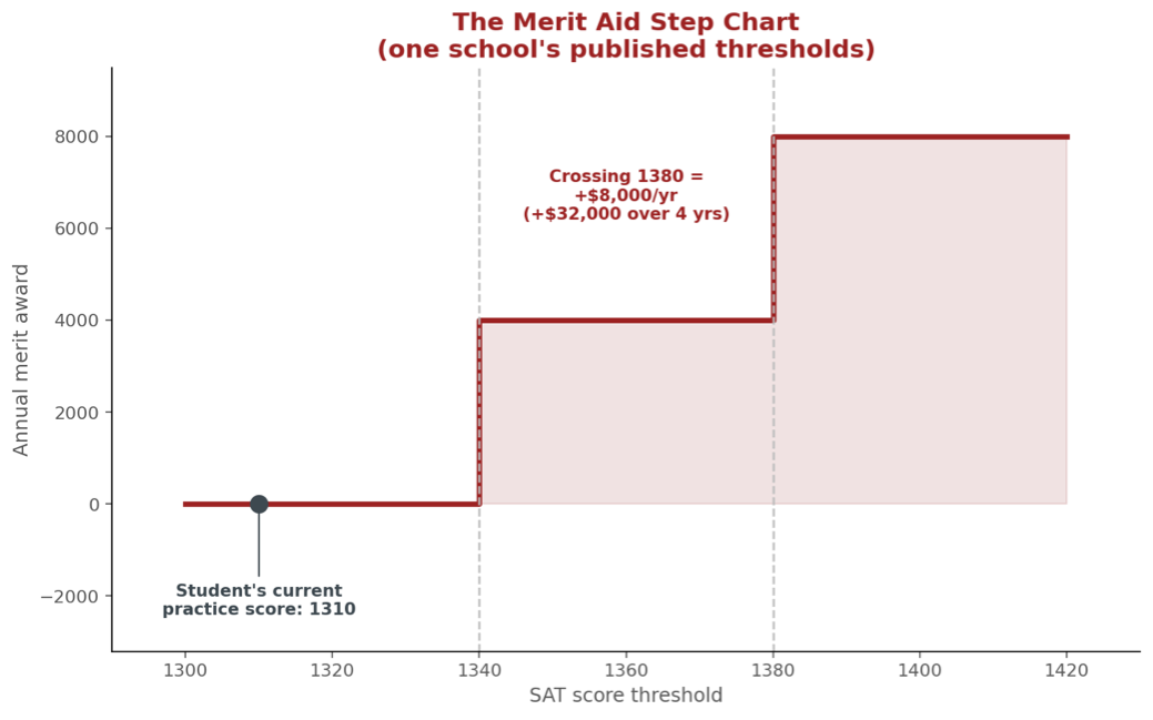 A 100-Point SAT Score Increase Can Be Worth Real Money. Let’s Do the Math.